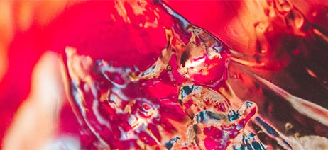 Sticky concentrate being poured