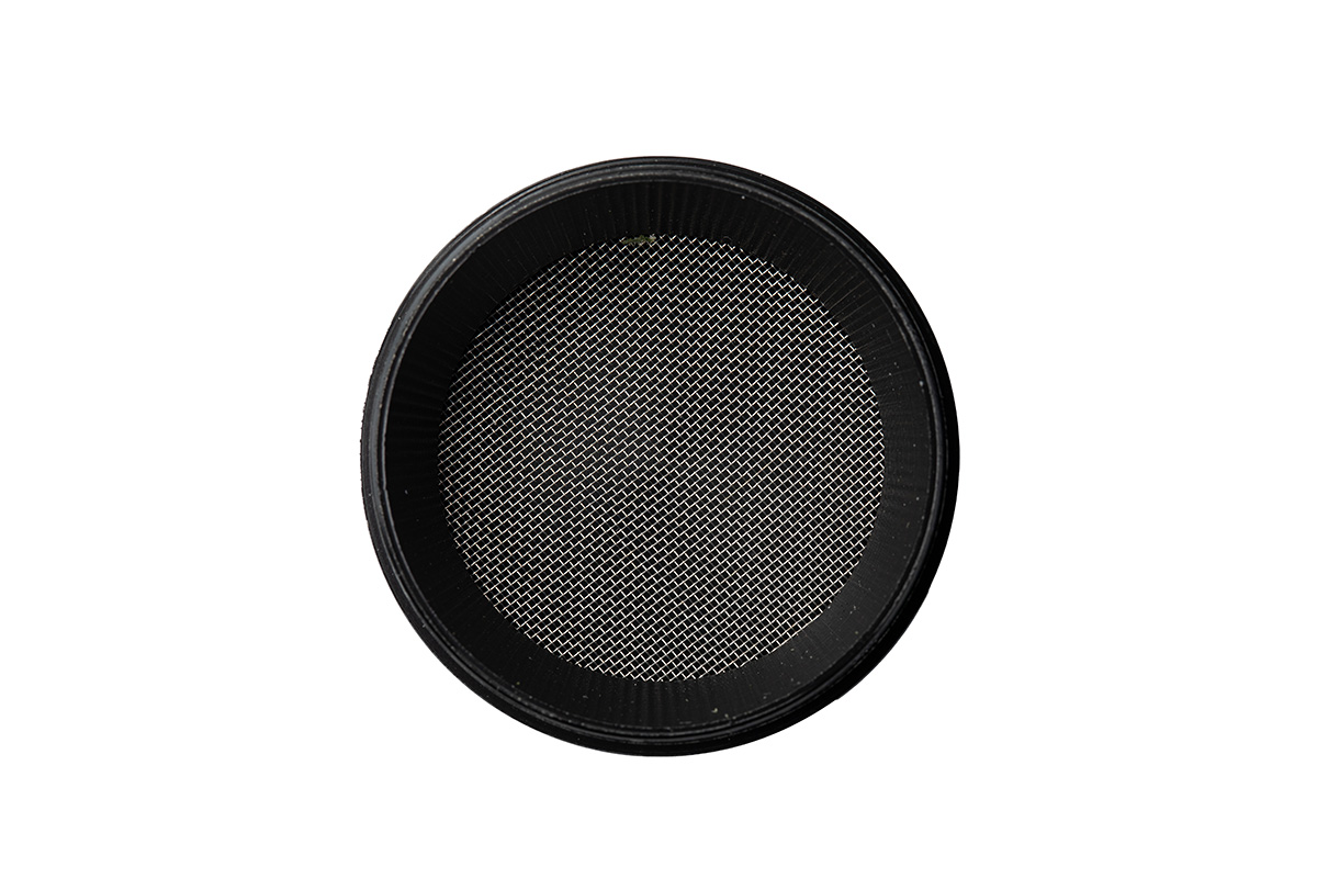 Black grinder mesh screen