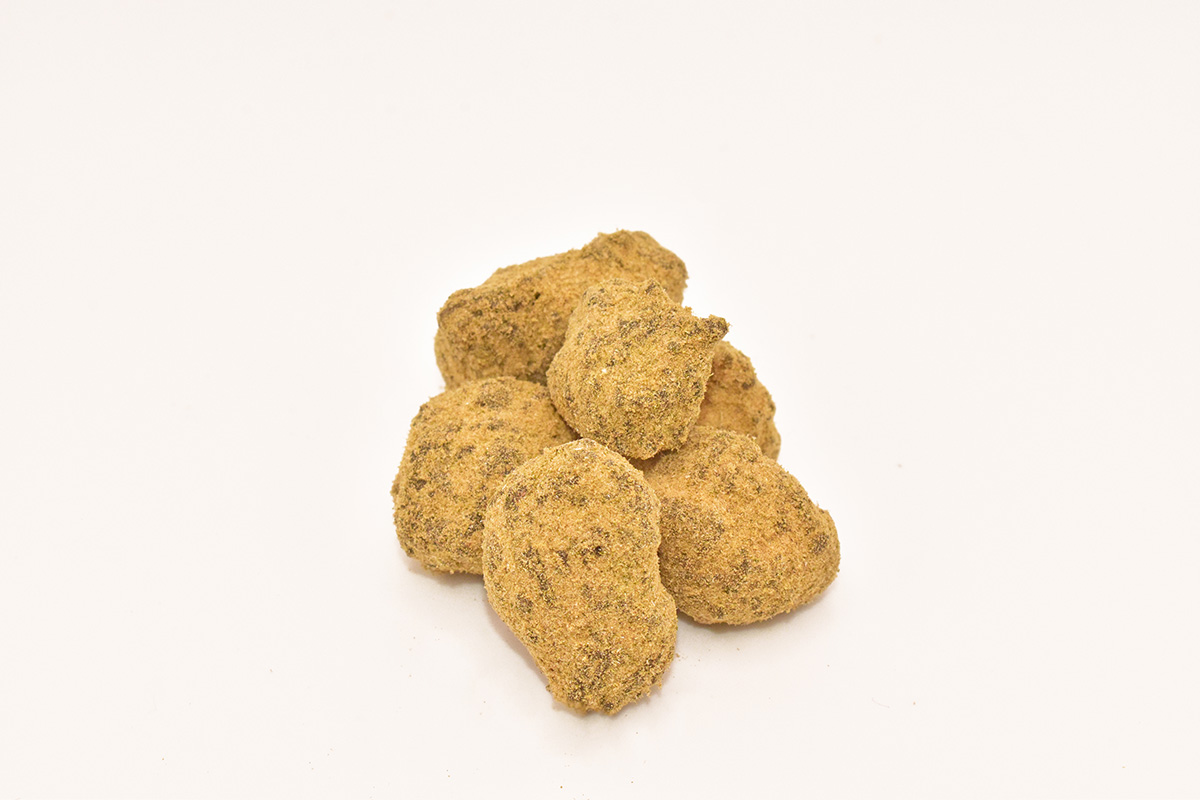 Stack of marijuana moon rocks