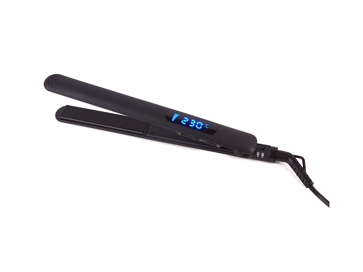 Hair straightener on a white background